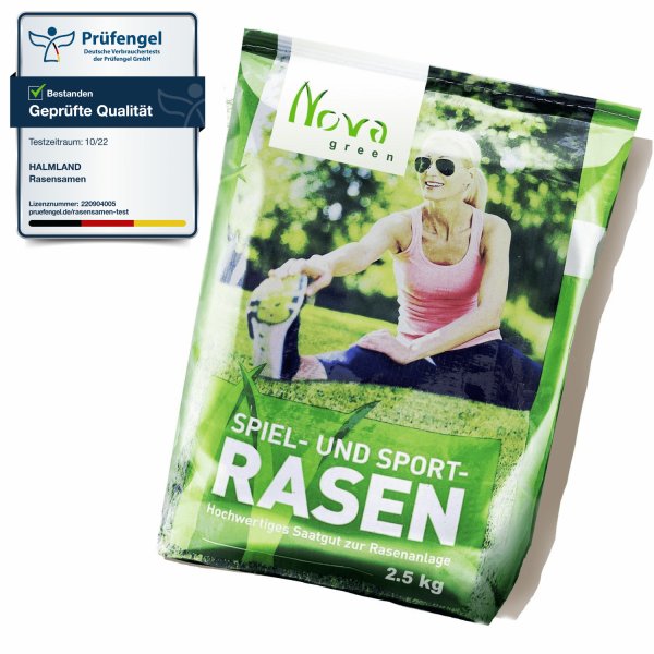 Premium Rasensamen Sport&Spiel 2,5kg = 100m² schnellkeimend