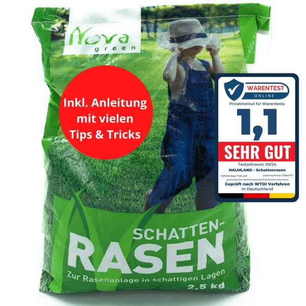 Premium Schattenrasen Rasensamen schnellkeimend